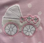 شلوار نوزادی کالسکه صورتی | کد 968010 - Image 2