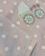 پیراهن دخترانه کالسکه صورتی | کد 967050 - Image 2