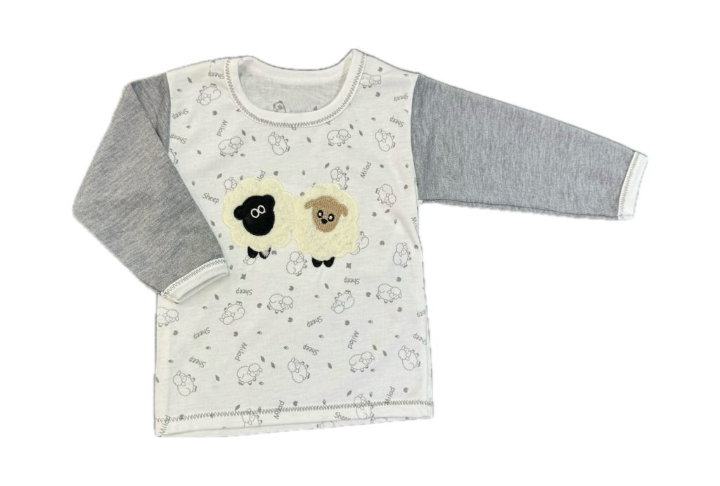 بلوز نوزادی دو گوسفند