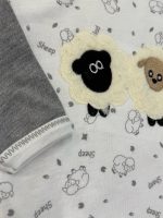 بلوز نوزادی دو گوسفند | كد 254801 - Image 2