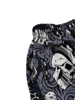 شلوارک مردانه طرح اسکلت - Image 3