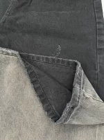 شلوار جین زنانه سنگشور ذغالی | کد 162950 - Image 3