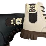 نیم‌بوت اسپرت بغل کش میکس خرس و کرومی