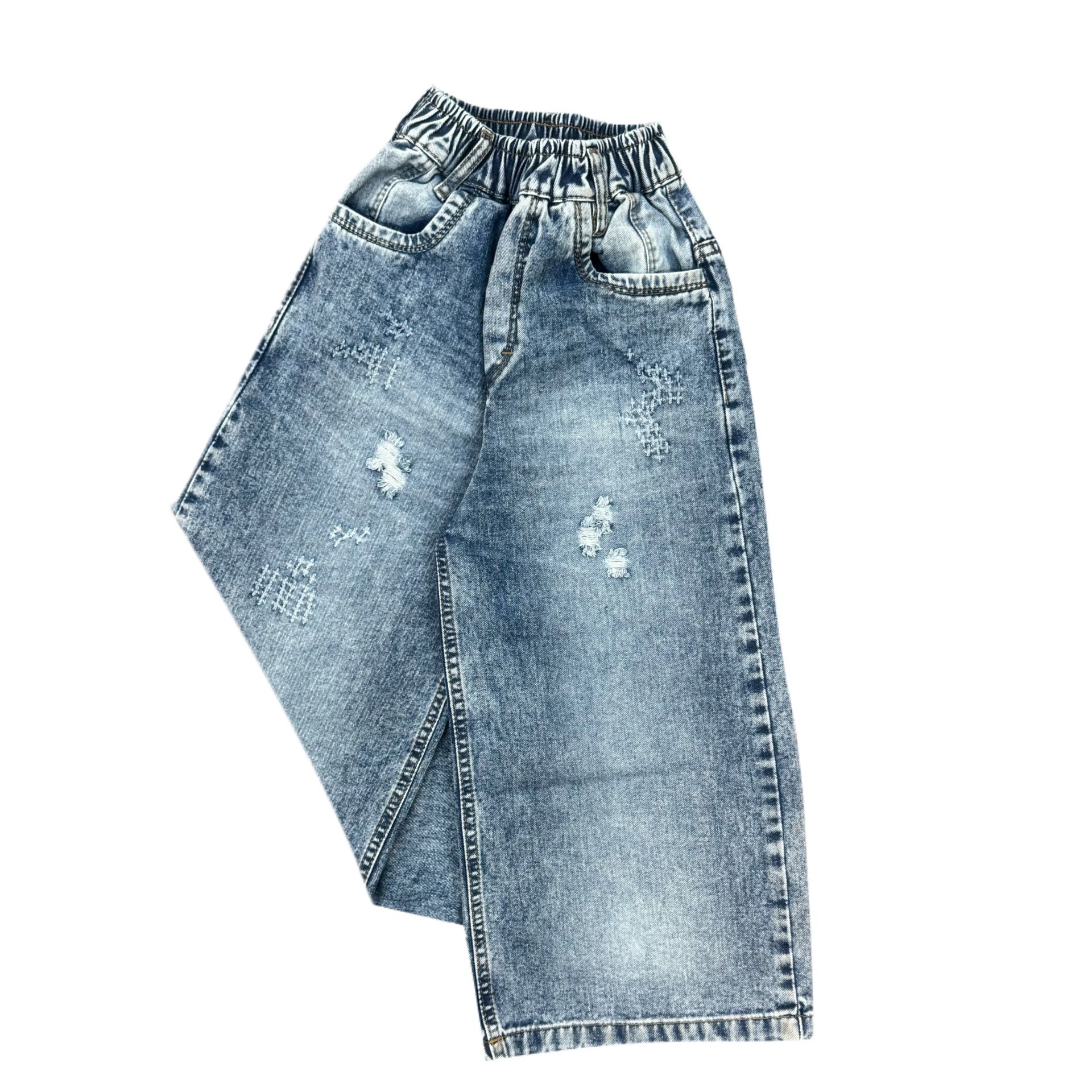 شلوار جین اسپرت ابی روشن