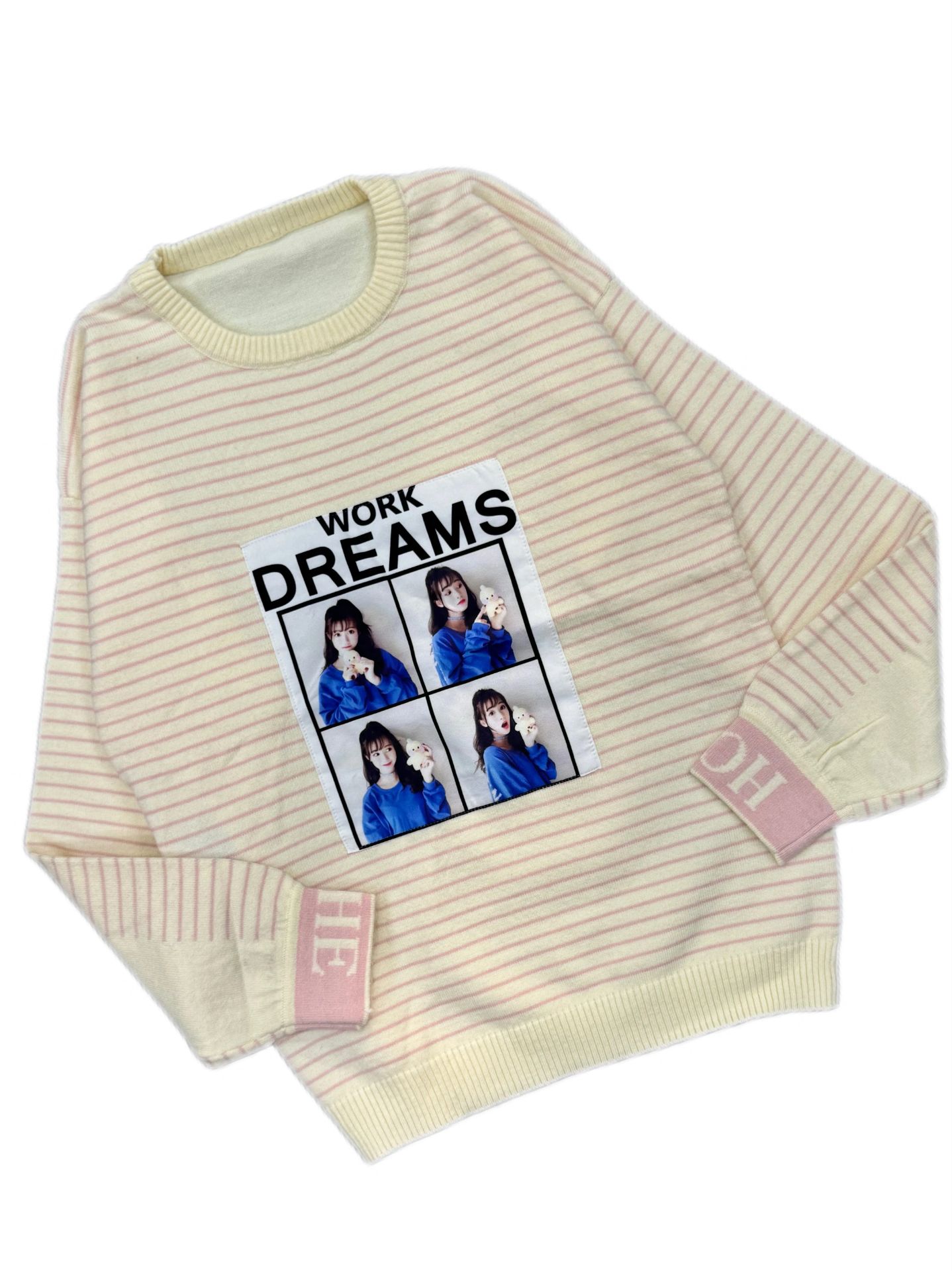 بافت راه راه دخترانه بچگانه