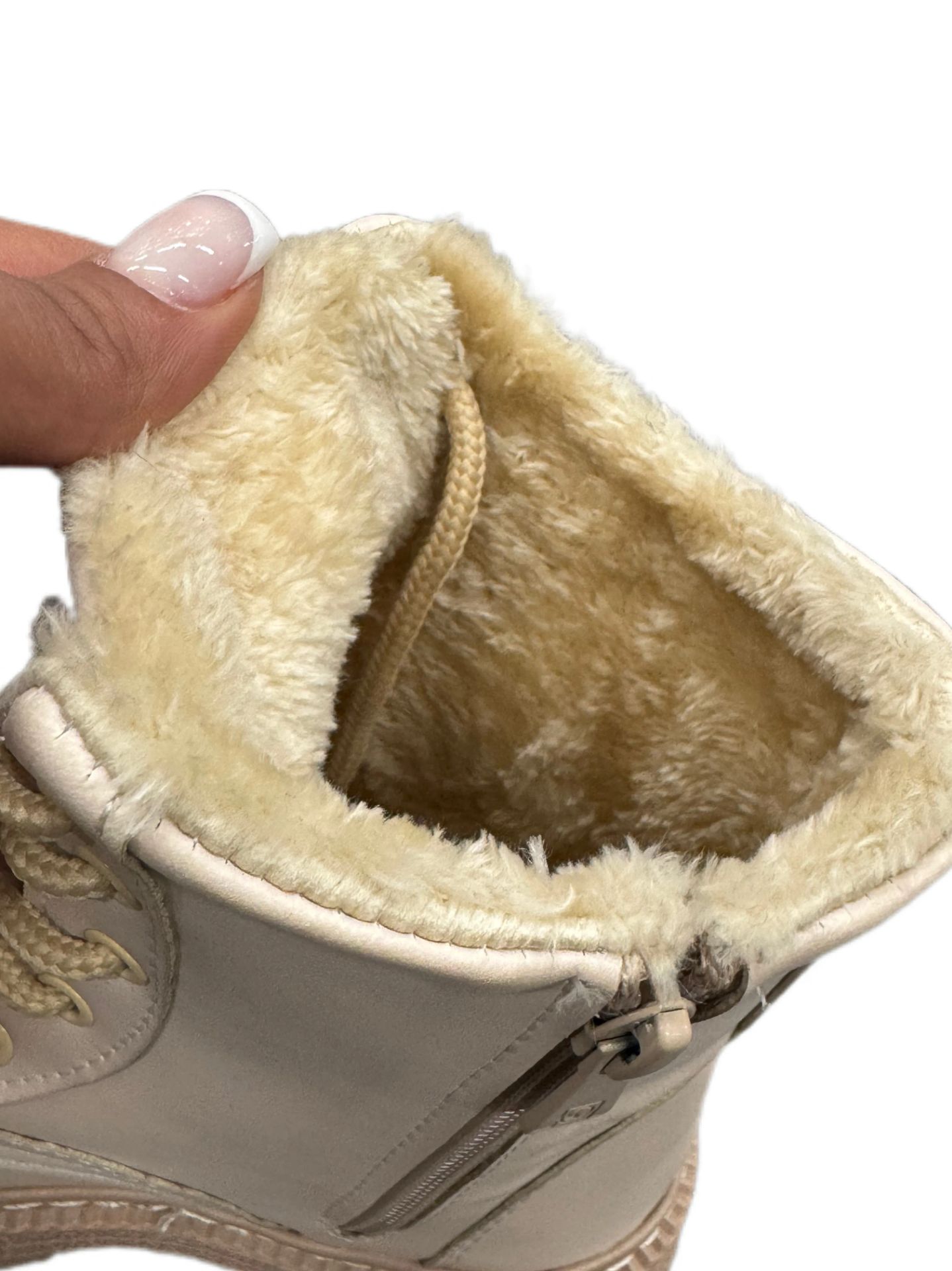 بوت دخترانه کرومی زیپدار | 336612 - Image 3