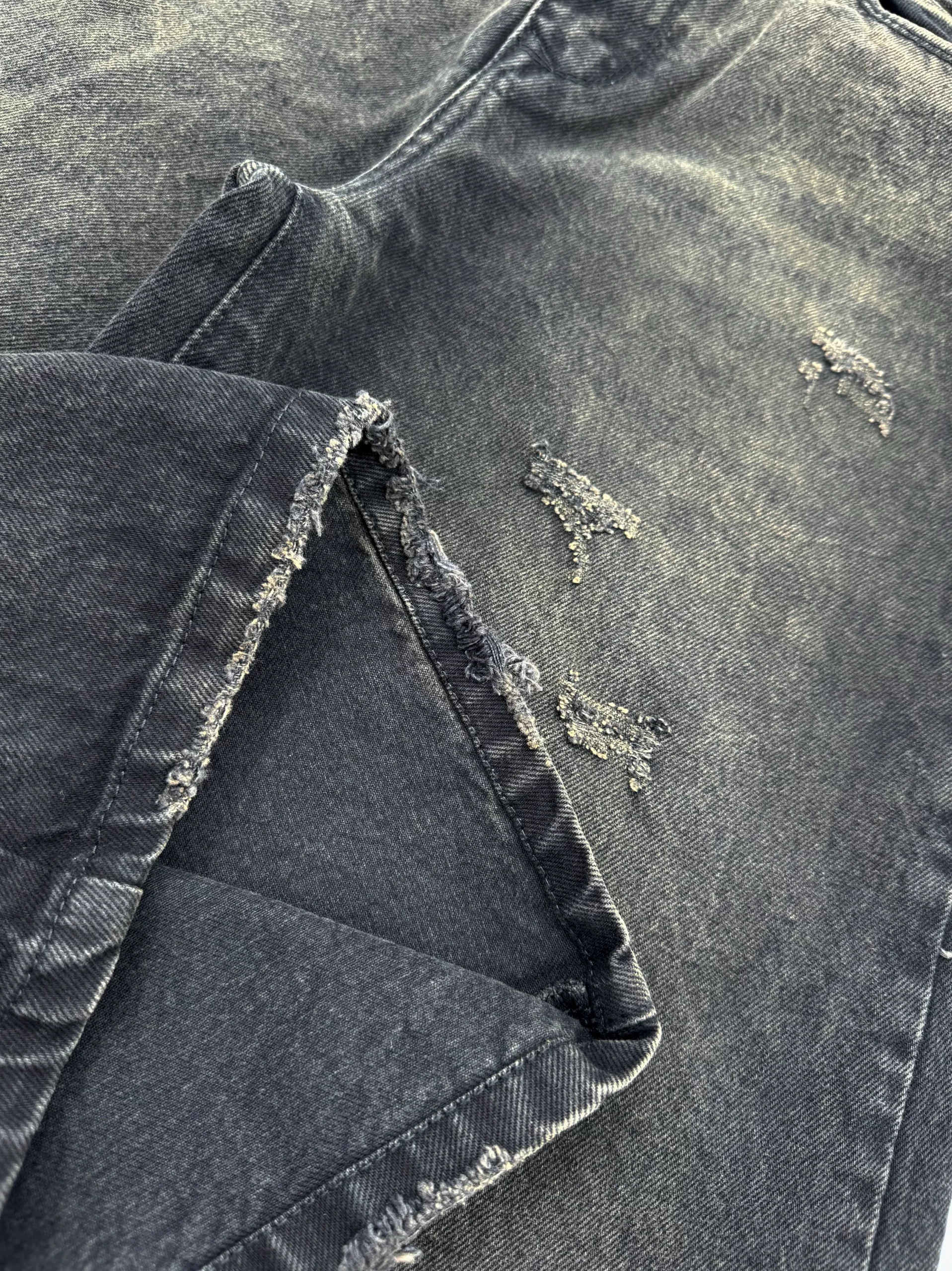 شلوار جین زنانه بگ مشکی | کد 163030 - Image 3