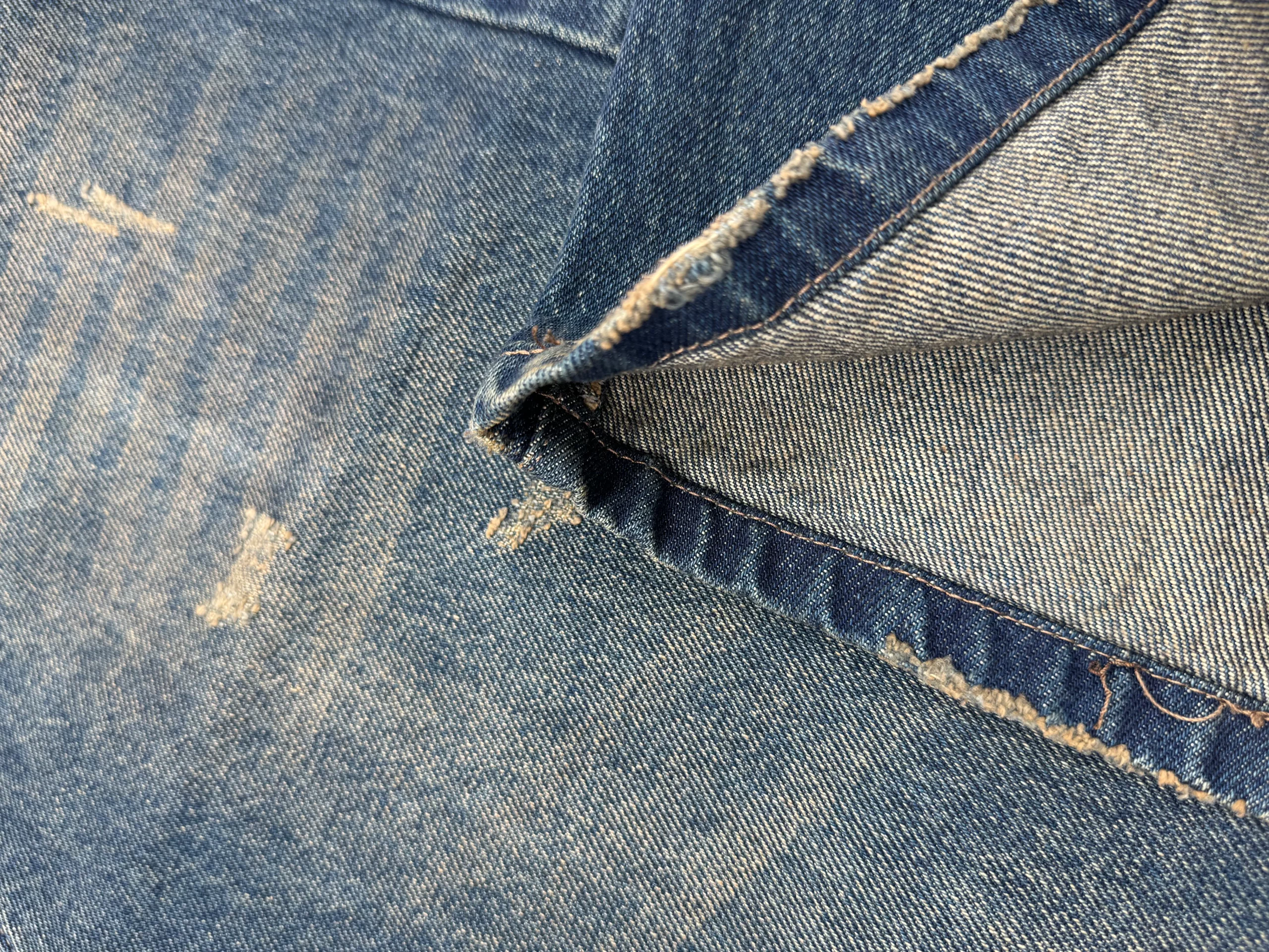 شلوار جین زنانه بگ آبی سنگشور | کد 163820 - Image 3