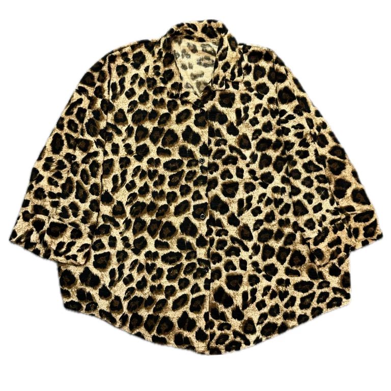 شومیز کراپی زنانه پلنگی