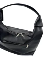 کیف دستی زنانه مشکی چرمی | کد 103075 - Image 4