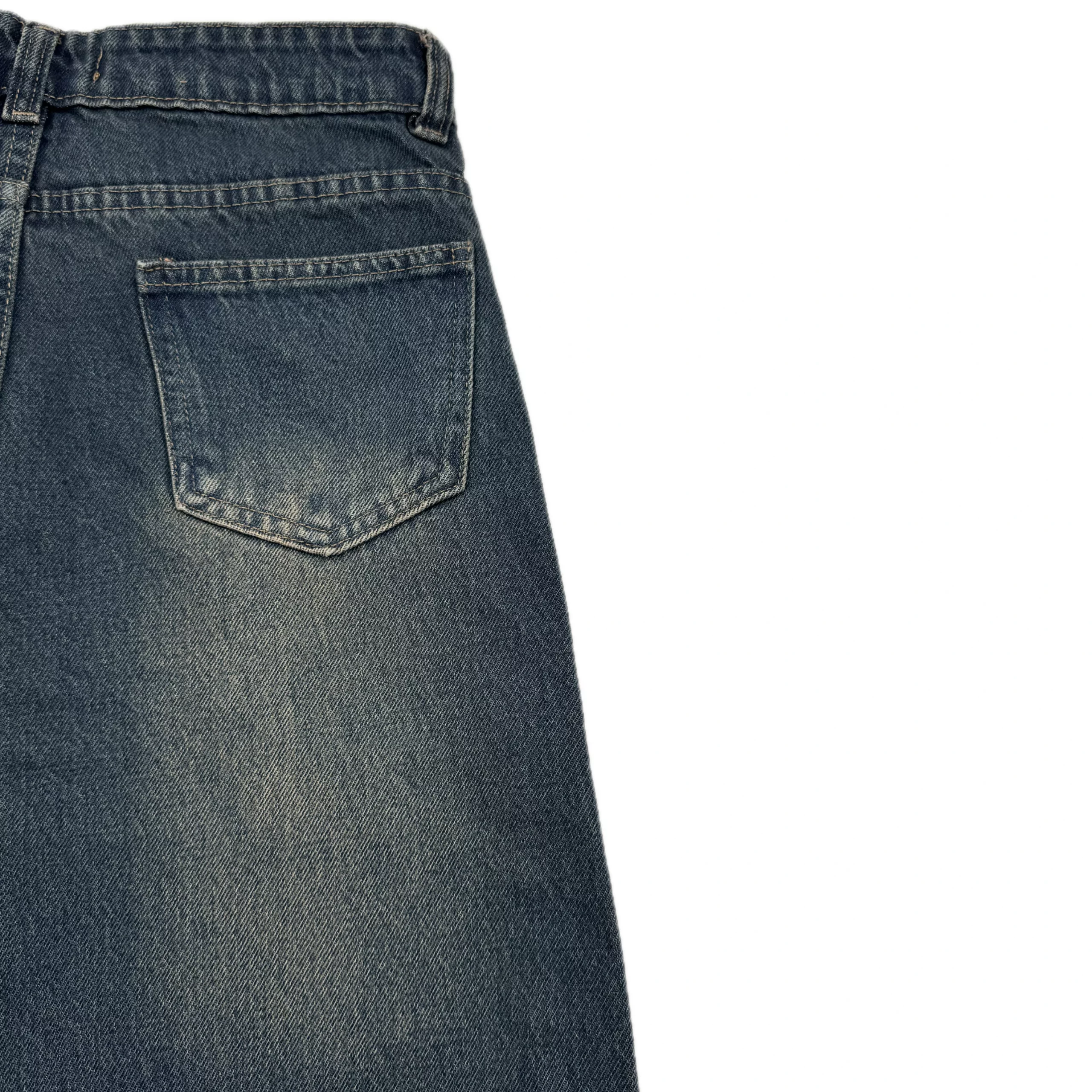 شلوار جین زنانه بگ آبی | کد 504730 - Image 4