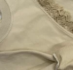 ست دوتکه دخترانه با طراحی خاص و جزئیات گیپوری | کد 158709 - Image 3