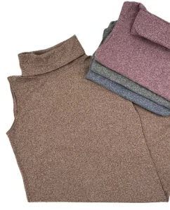 سارافون زنانه بلند بدون آستین یقه اسکی