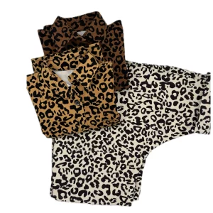 شومیز کراپی زنانه پلنگی