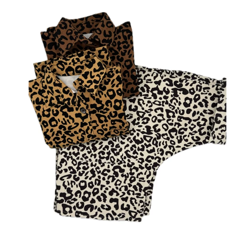 شومیز کراپی زنانه پلنگی