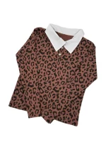 بلوز پاییزه پلنگی زنانه | کد2409 - Image 3