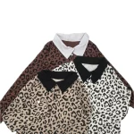 بلوز پاییزه پلنگی زنانه