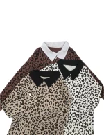 بلوز پاییزه پلنگی زنانه