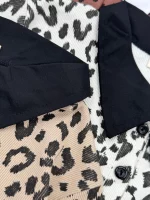 بلوز پاییزه پلنگی زنانه | کد2409 - Image 2