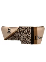 کیف لوازم آرایشی طرح دیور/ لویی ویتون