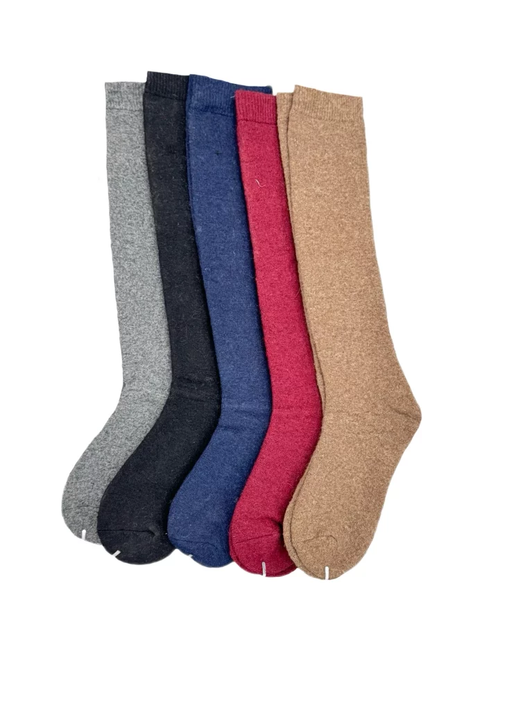 جوراب ساق بلند پشمی