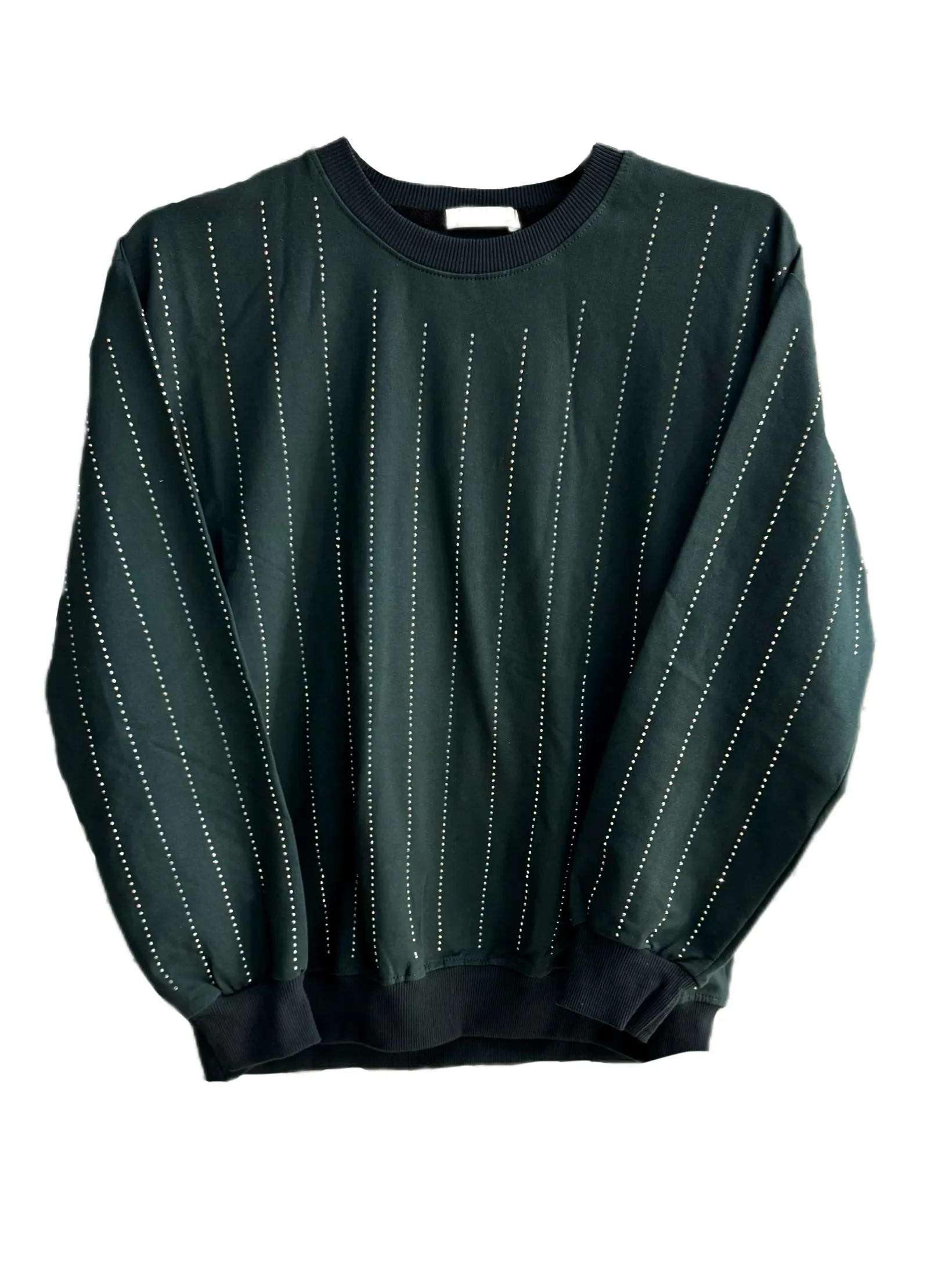 بلوز زنانه راه راه نگینی