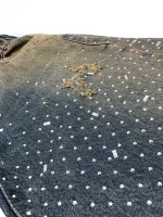 شلوار جين بچگانه شافل بگ نگینی | كد8380 (ارسال رايگان) - Image 3