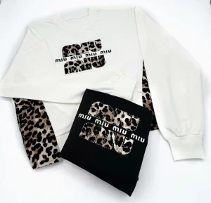 کراپ دورس زنانه میو میو پلنگی