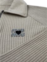 بلوز زنانه نیم زیپ میو میو | کد 223310 - Image 3