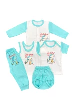 ست 5 تکه نوزادی | کد 254018 (ارسال رایگان) - Image 3