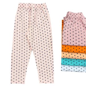 شلوار بچگانه راحتی خال خالی