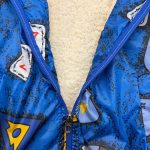 سویشرت پسرانه بارونی تو خز آبی