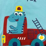 ست تیشرت و شلوار نوزادی دایناسور