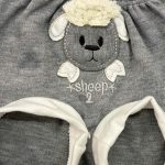 شورت عینکی نوزادی طرح بره