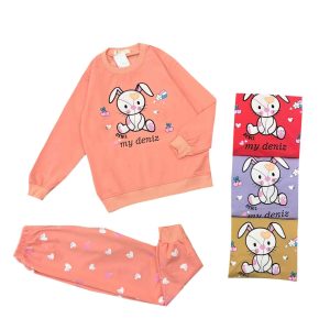 ست دورس و شلوار دخترانه طرح خرگوش