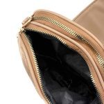 کیف دستی زنانه کوچک مدل دو‌زیپ مشکی