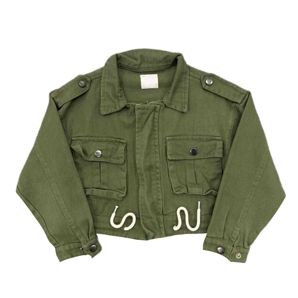 کراپ کت بچگانه کتان