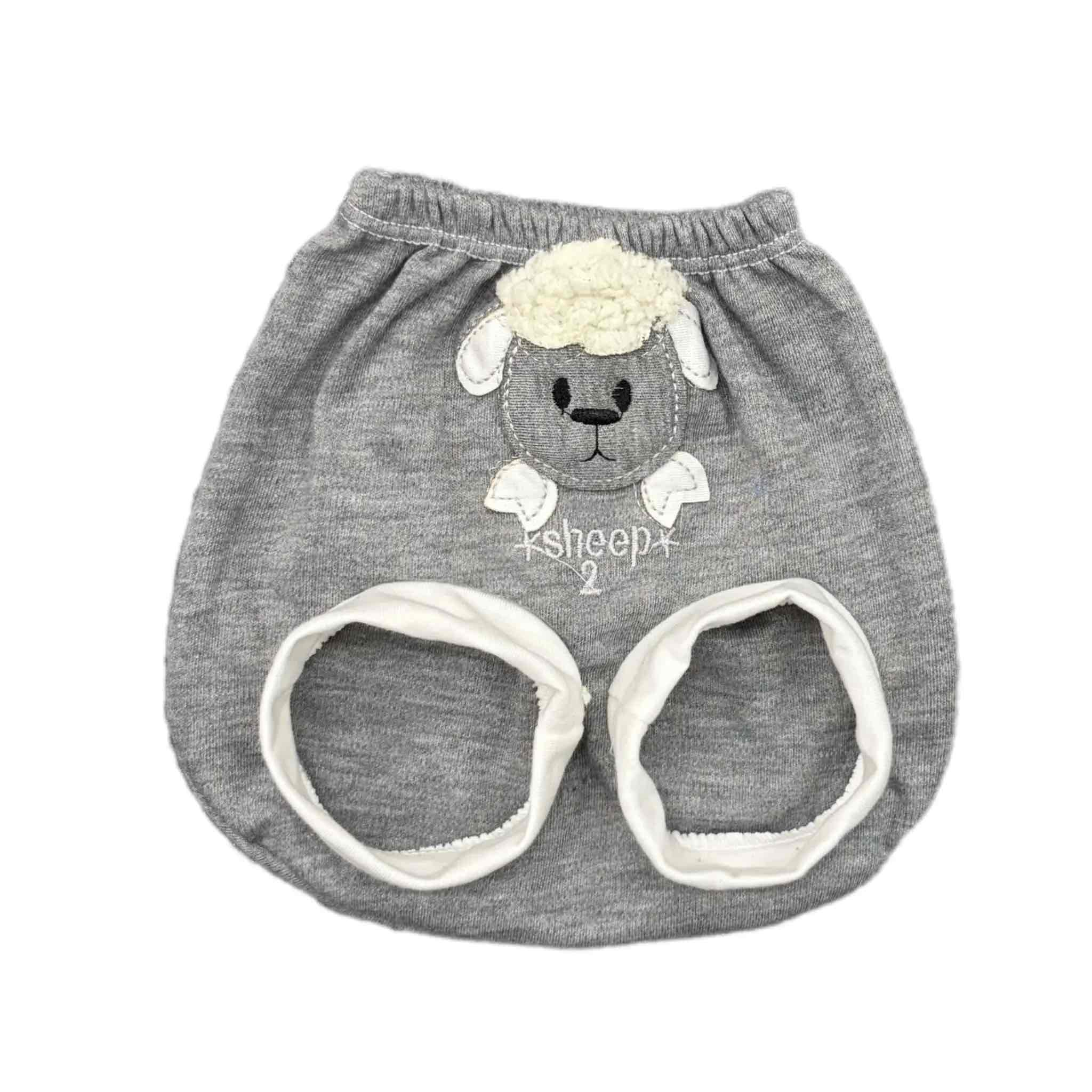 شورت عینکی نوزادی طرح بره