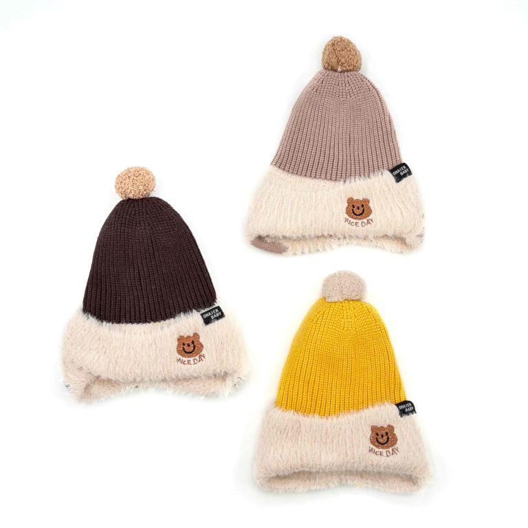 کلاه بافت بچگانه خرس