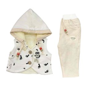 ست دخترانه وست و شلوار تو خز