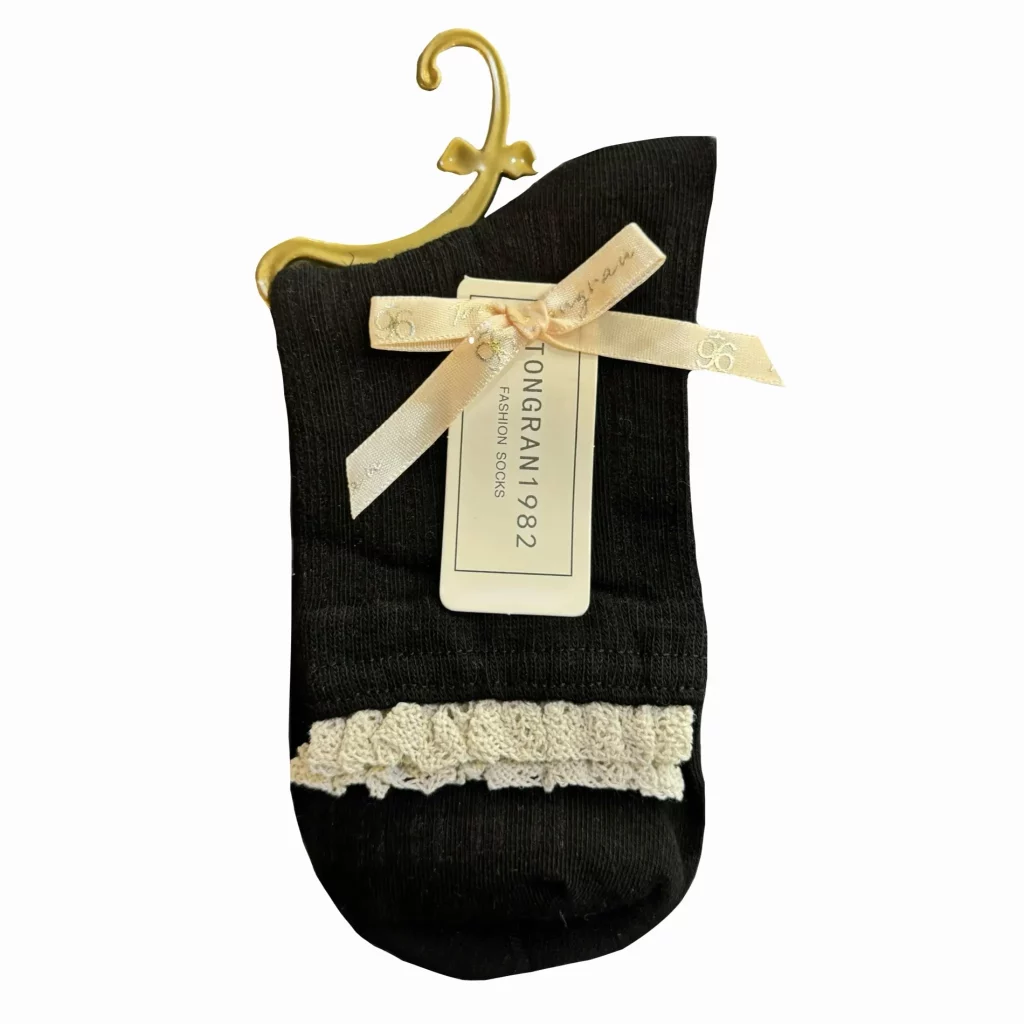 جوراب دخترانه لبه گیپور