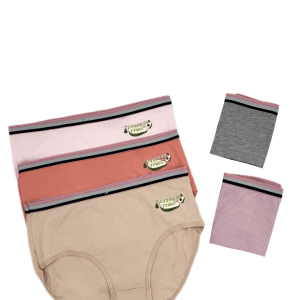 شورت زنانه نخي كبريتي طرح آووكادو