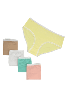 شورت زنانه نخي گيپور دار