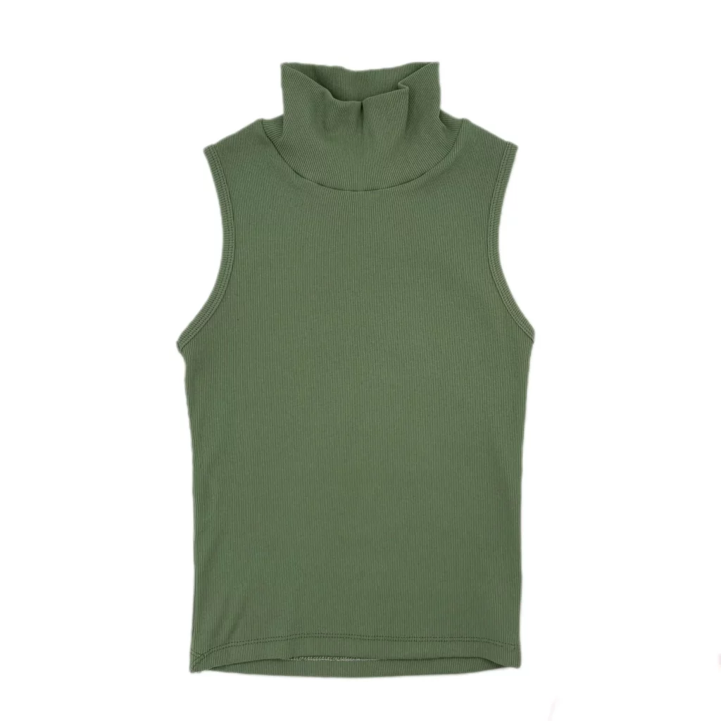 کراپ کت یقه اسکی آستین حلقه‌ای