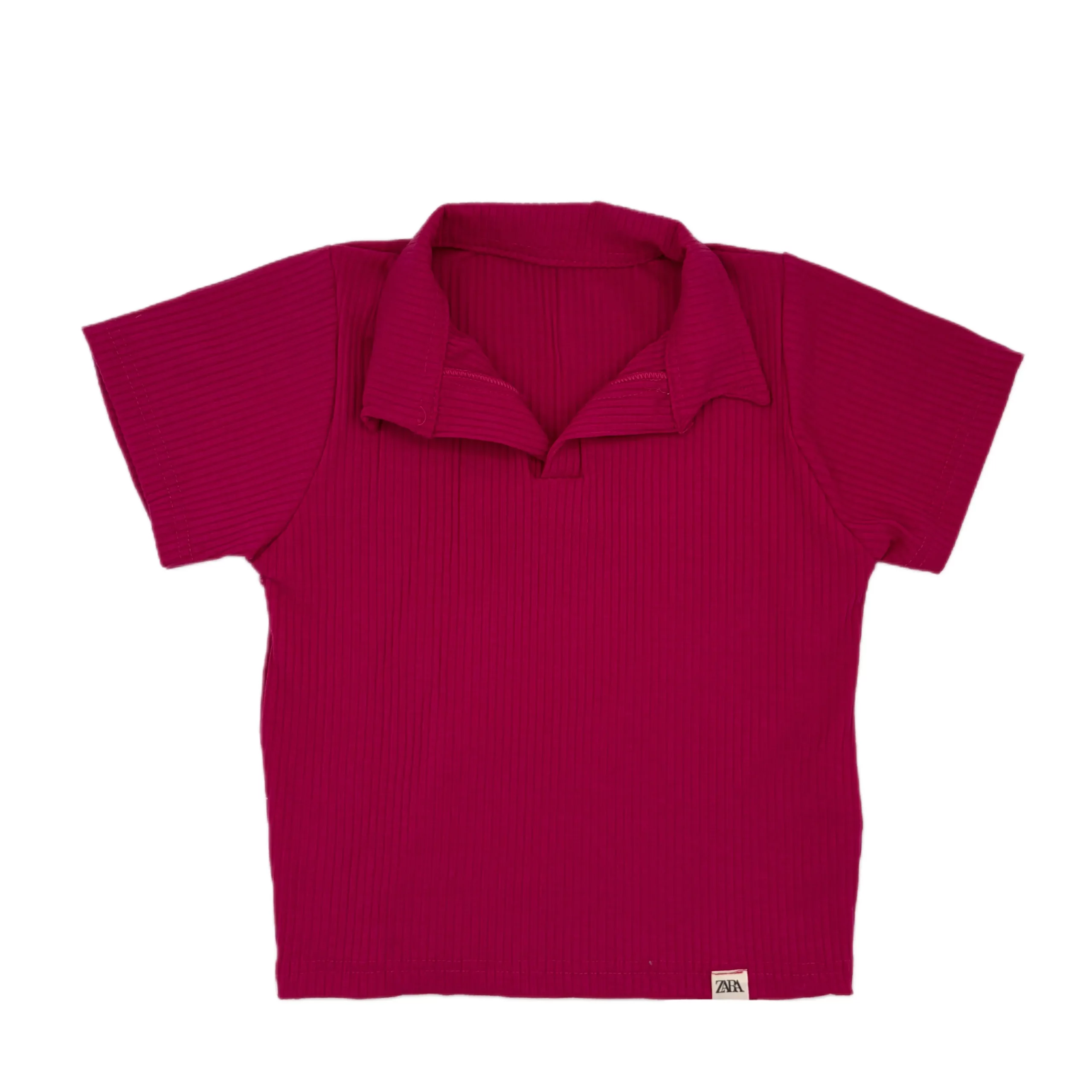 کراپ تاپ یقه دار