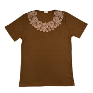 تیشرت زنانه یقه گیپور