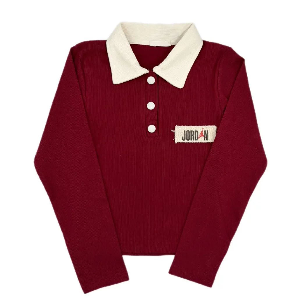 کراپ یقه دار جردن