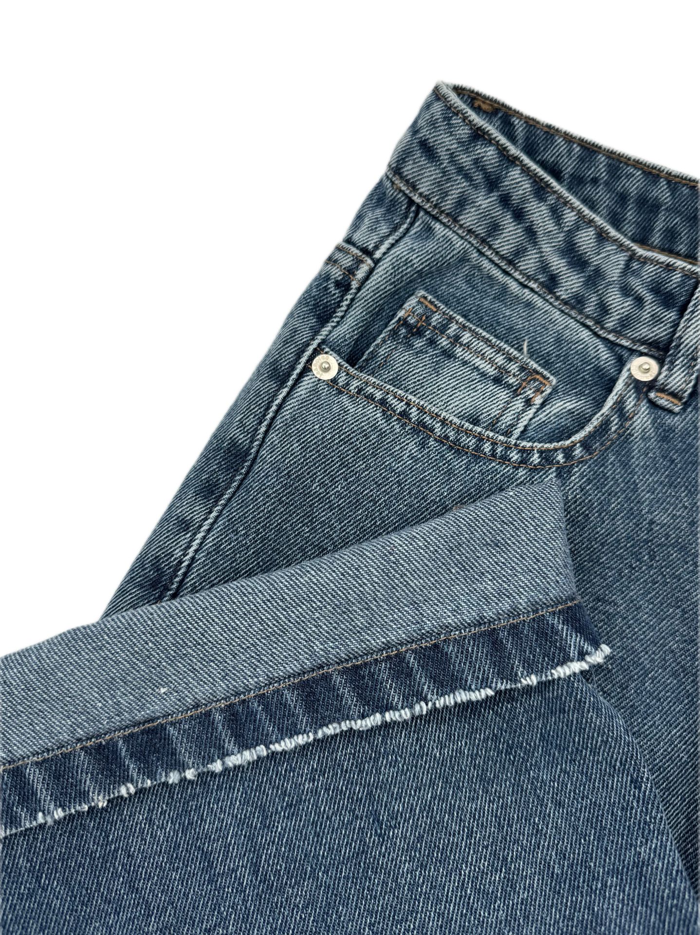 شلوار جین بگ زنانه | کد 110186 (ارسال رایگان) - Image 2