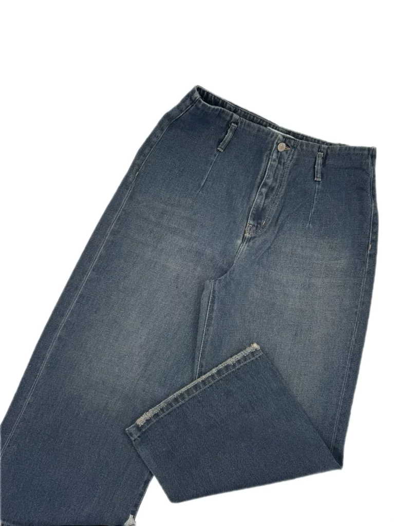 شلوار جين زنانه مدل وايد