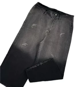 شلوار جین زنانه واید سنگشور زاپدار